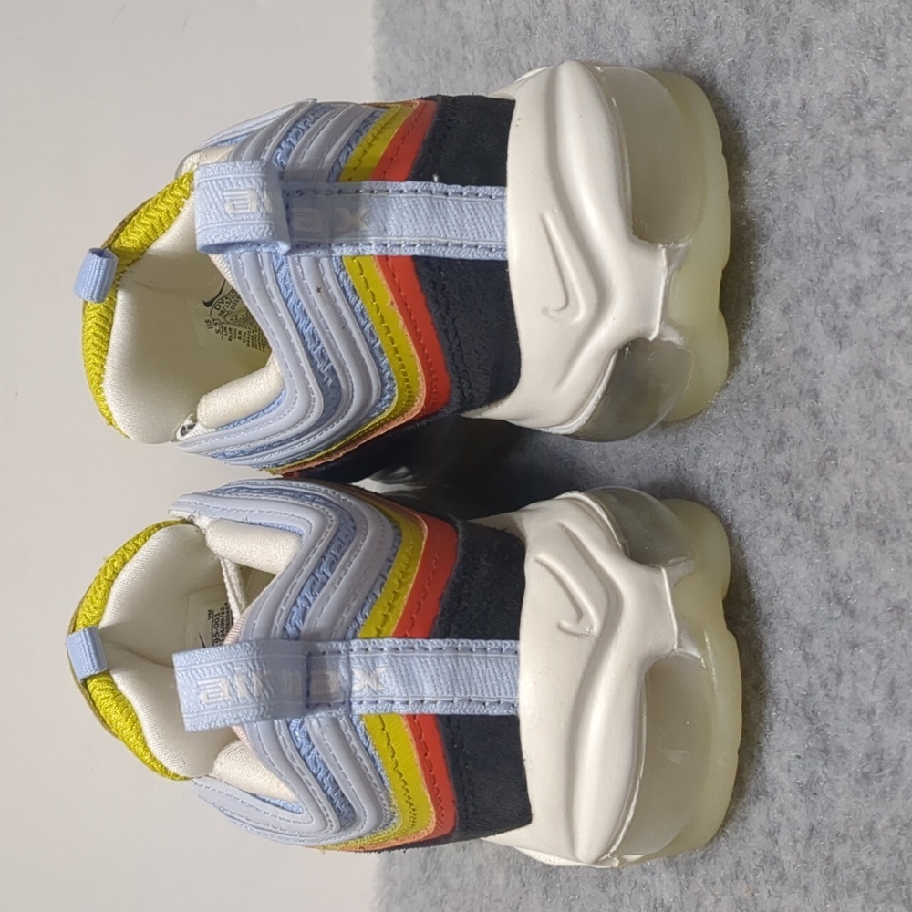 NIKE Air Max 97 “Set To Rise” Off Noir Orange DV2195-001 GS 5.5Y Shoes Women 7 - Picture 4 of 9